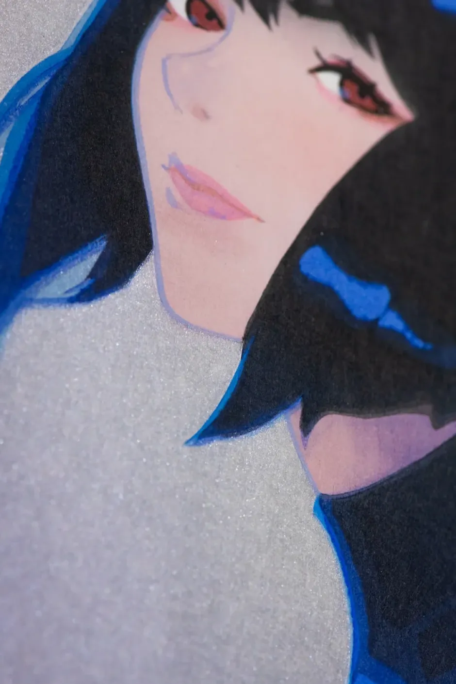 Fine Art>Ghost in the Shell: SAC_2045 Motoko Ukiyo-e Woodcut Print