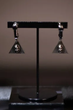 Jewelry & Hair Accessories>Ghost in the Shell: SAC_2045 x haraKIRI Collaboration Accessory Public Security Section 9 Clip-On Earrings