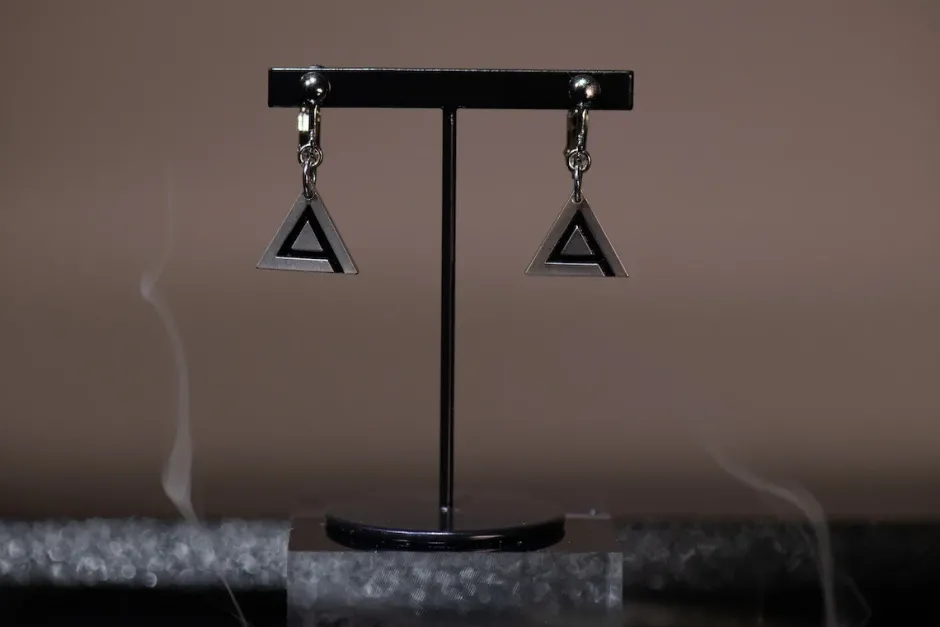 Jewelry & Hair Accessories>Ghost in the Shell: SAC_2045 x haraKIRI Collaboration Accessory Public Security Section 9 Clip-On Earrings