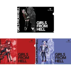 Other Stationery>Girls from Hell A4 Clear File Set A