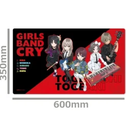 Girls Band Cry Character Rubber Mat Togenashi Togeari Vol. 2 Clearance
