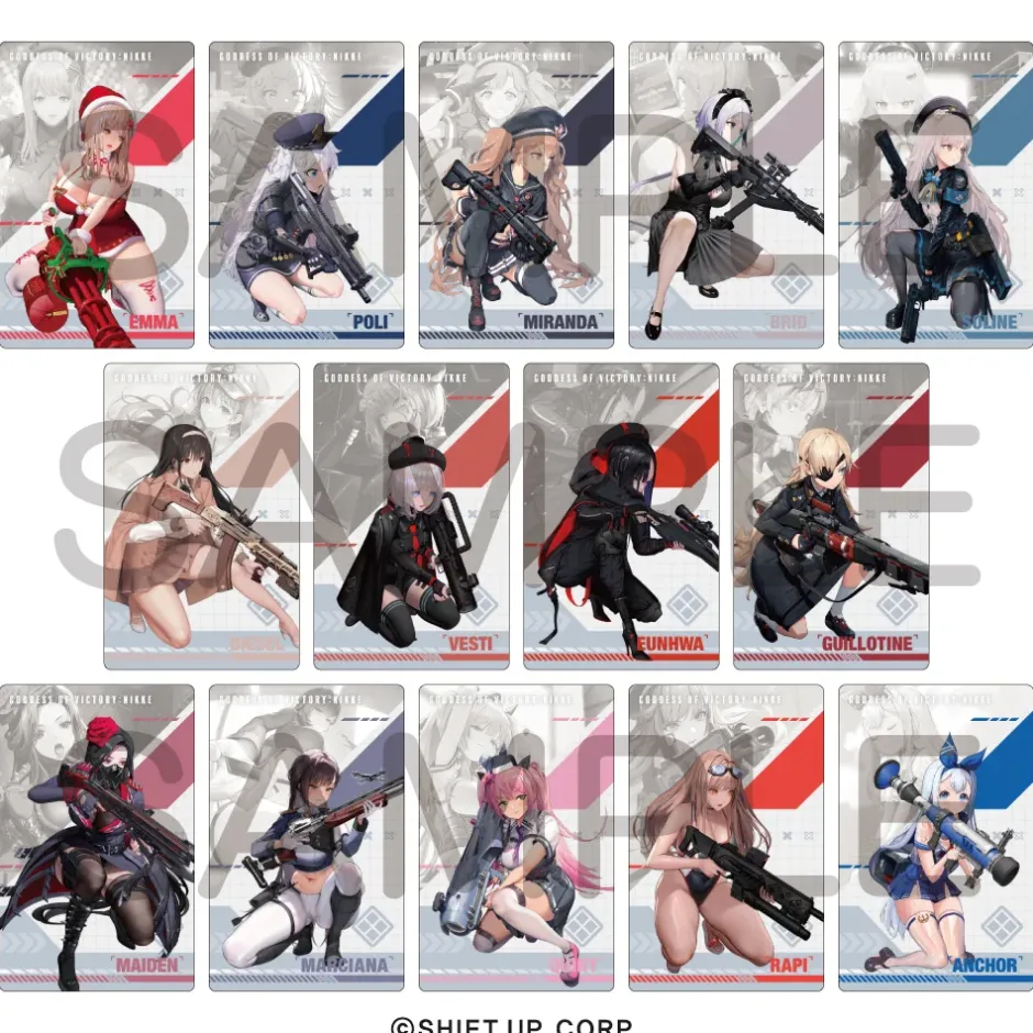 Goddess of Victory: Nikke Gun Girl Metal Card Collection Vol. 2 Box Set New