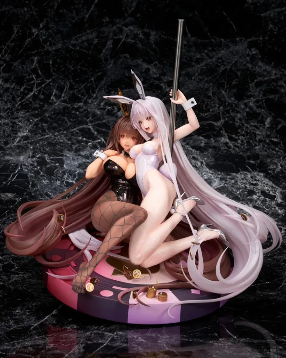 Bishoujo Figures|Scale Figures>Goddess of Victory: Nikke Noir & Blanc: Bunny X 777 Ver. 1/7 Scale Figure Set