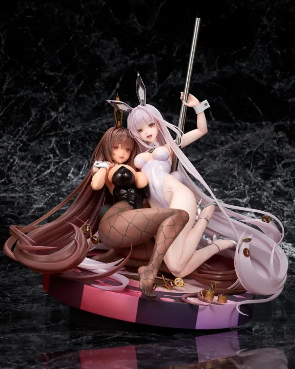 Bishoujo Figures|Scale Figures>Goddess of Victory: Nikke Noir & Blanc: Bunny X 777 Ver. 1/7 Scale Figure Set