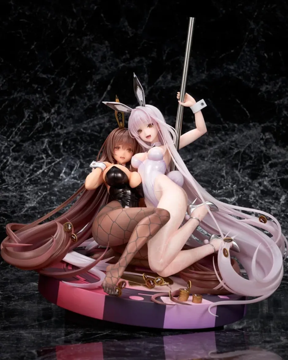 Bishoujo Figures|Scale Figures>Goddess of Victory: Nikke Noir & Blanc: Bunny X 777 Ver. 1/7 Scale Figure Set