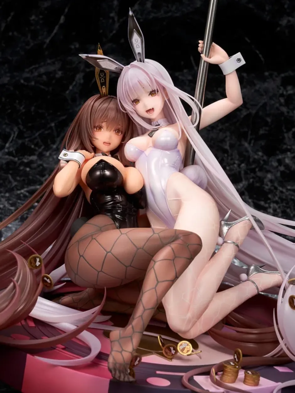 Bishoujo Figures|Scale Figures>Goddess of Victory: Nikke Noir & Blanc: Bunny X 777 Ver. 1/7 Scale Figure Set