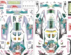 Good Smile Hatsune Miku AMG: 2019 SUPER GT Ver. 1/24 Scale Decals Hot