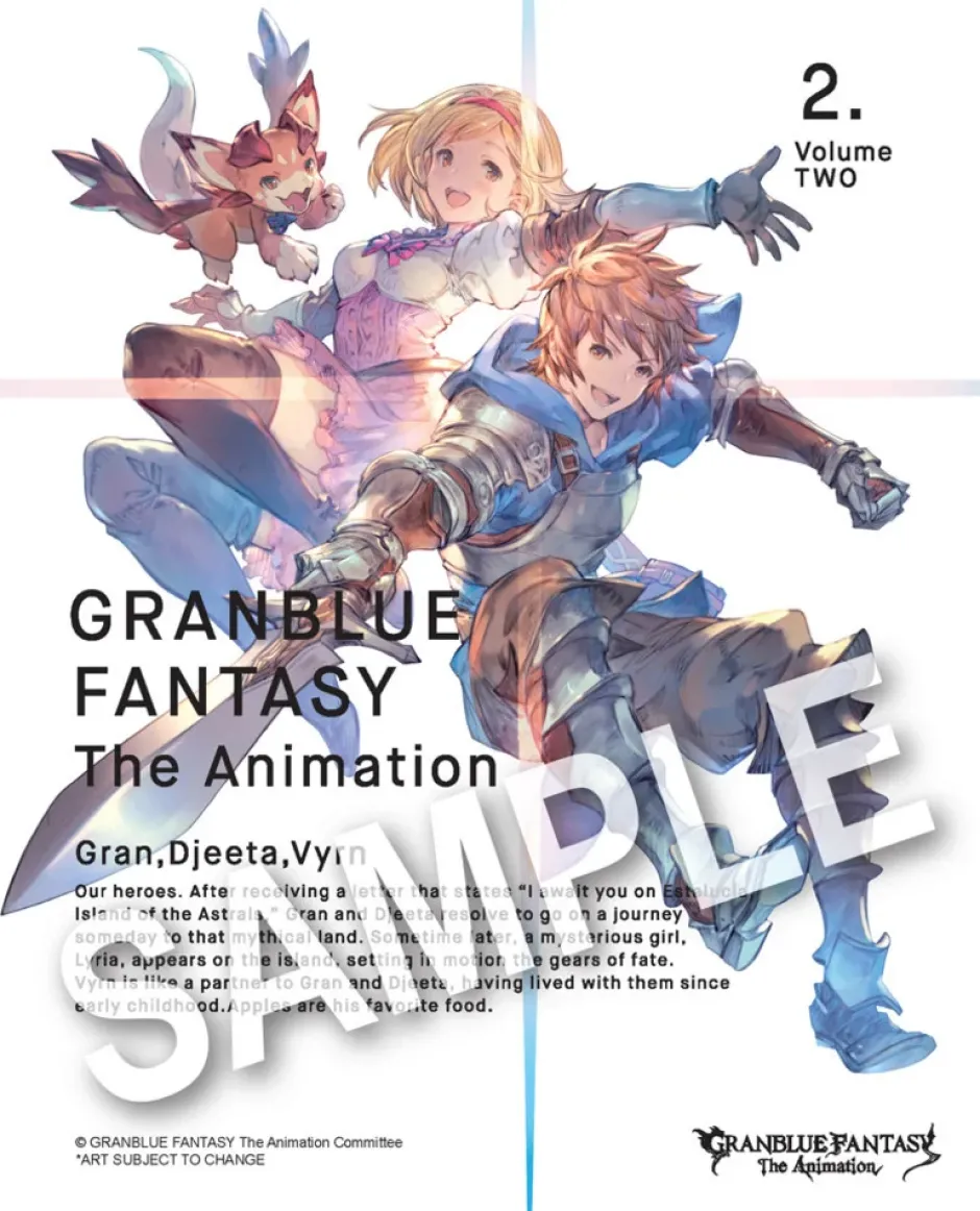Anime Dvd/Blu-Ray>Granblue Fantasy the Animation Blu-ray Vol. 2