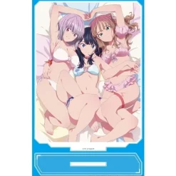 Acrylic Art Boards>Gridman Universe Acrylic Chara Stand Rikka & Akane & Yume