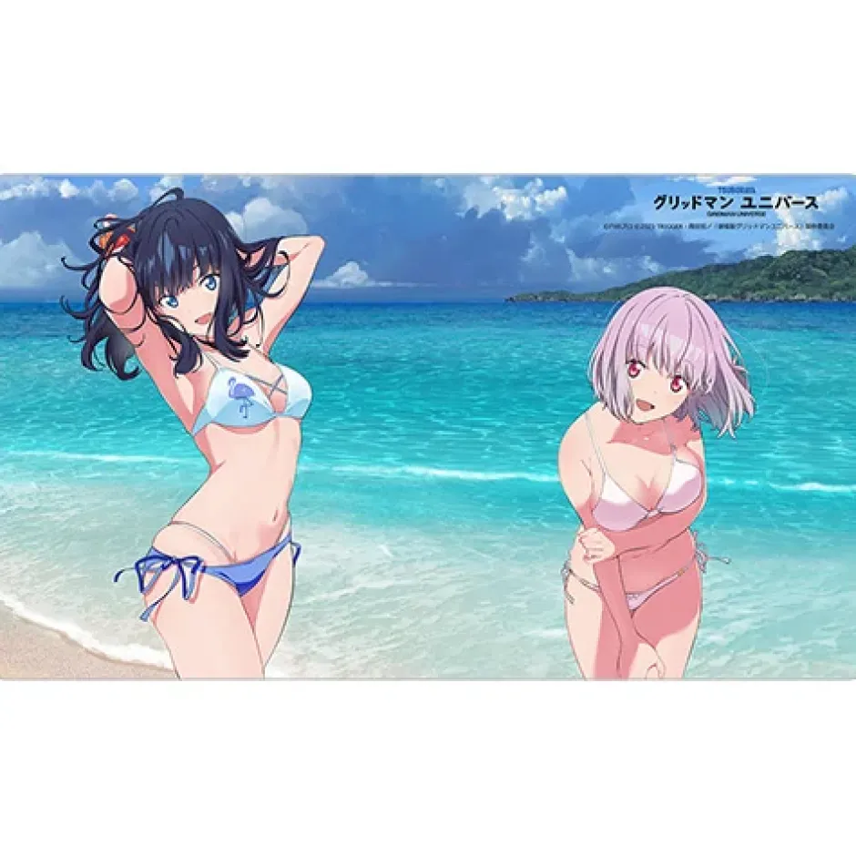 Home Goods>Gridman Universe Rubber Mat Rikka Takarada & Akane Shinjo: Swimsuit Ver.
