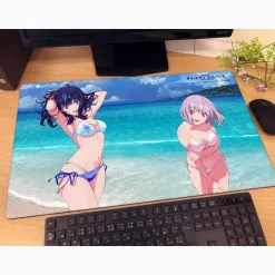 Home Goods>Gridman Universe Rubber Mat Rikka Takarada & Akane Shinjo: Swimsuit Ver.