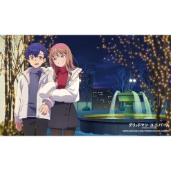 Home Goods>Gridman Universe Rubber Mat Yomogi Asanaka & Yume Minami: Winter Date Ver.