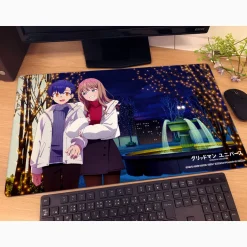 Home Goods>Gridman Universe Rubber Mat Yomogi Asanaka & Yume Minami: Winter Date Ver.