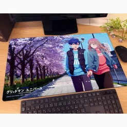 Home Goods>Gridman Universe Rubber Playmat Yomogi & Yume: Sakura Date Ver.