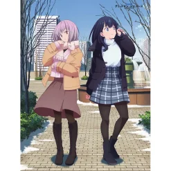 Gridman Universe W Suede B2 Tapestry Rikka Takarada & Akane Shinjo: Winter Date Ver. Outlet