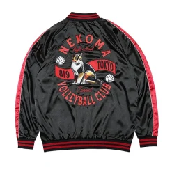 Jackets & Hoodies>Haikyu!! Souvenir Jacket: Nekoma High School