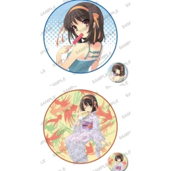 Haruhi Suzumiya Series Circle Towel & Pin Badge Set Outlet