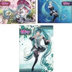 Other Stationery>Hatsune Miku Day (March 9) A4 Clear File Three Piece Set