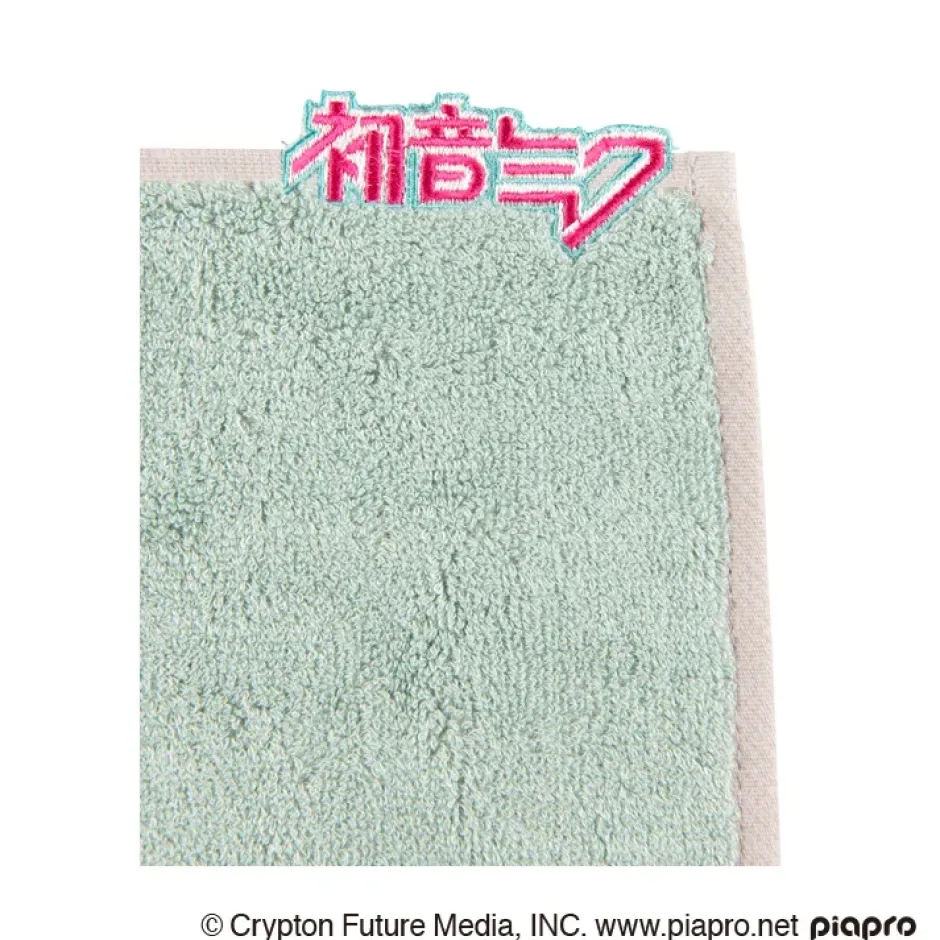 Exclusives|Towels>Hatsune Miku Embroidered Towel Embroidered Logo