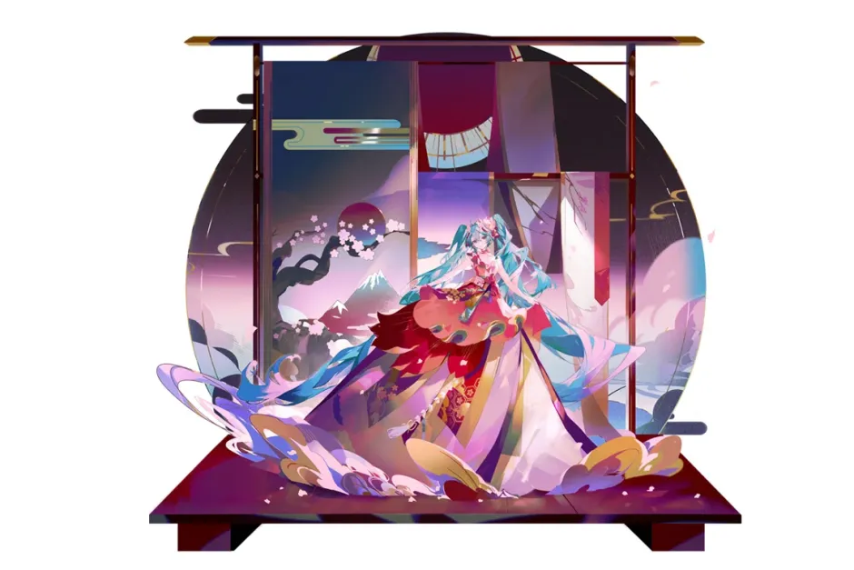 Exclusives>Hatsune Miku Maki-e Acrylic Stand