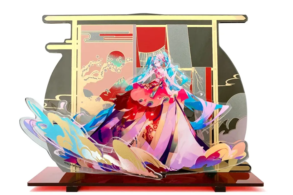 Exclusives>Hatsune Miku Maki-e Acrylic Stand