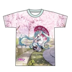 Hatsune Miku Day (March 9) Nardack Full Graphic T-Shirt New