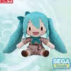 Medium Plushies>Hatsune Miku: Going Out Series Zoo Ver. Fuwapuchi Plushie M