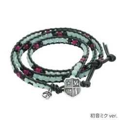 Jewelry & Hair Accessories>Hatsune Miku Leather Wrap Bracelet
