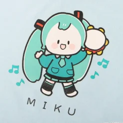 Tops>Hatsune Miku Piapro Kids! Hatsune Miku Light Blue T-Shirt