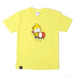 Tops>Hatsune Miku Piapro Kids! Kagamine Len Kids' Yellow T-Shirt