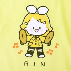 Tops>Hatsune Miku Piapro Kids! Kagamine Rin Yellow T-Shirt