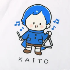 Tops>Hatsune Miku Piapro Kids! Kaito White T-Shirt