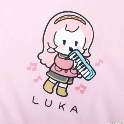 Hatsune Miku Piapro Kids! Megurine Luka Pink T-Shirt Sale