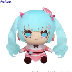 Big Plushies>Hatsune Miku: Pink Macaroon Ver. Kyurumaru Big Plush Toy