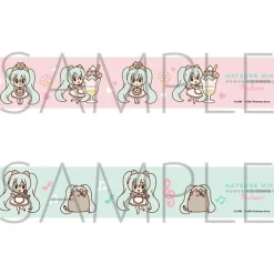 Hatsune Miku Pusheen Collaboration Masking Tape Sale