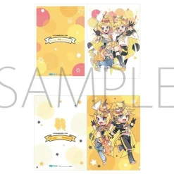 Hatsune Miku Series Kagamine Rin & Len Happy 14th Birthday Clear Folder Set Clearance