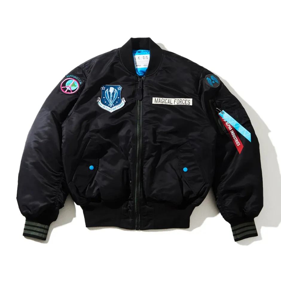 Jackets & Hoodies>Hatsune Miku x ALPHA INDUSTRIES: LAM Rock Singer Ver. Limited MA-1 Jacket