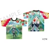 Hatsune Miku x Hirosaki Apple Full Graphic T-shirt Hirohako Art by Asagao Minoru (Re-run) New