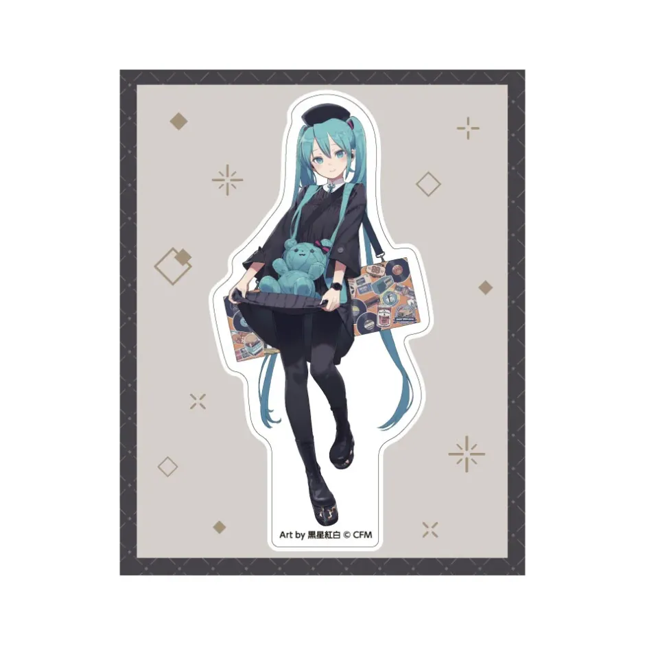 Hatsune Miku x SOLWA Bit Big Tin Badge & Sticker Set Online