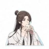 Acrylic Art Boards>Heaven Official's Blessing Season 2 Extra Large Die-Cut Acrylic Board Xie Lian: Eating Around Ver.