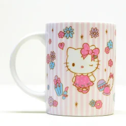 Mugs & Glasses>Hello Kitty Holiday Collection Girly Flower Ceramic Mug