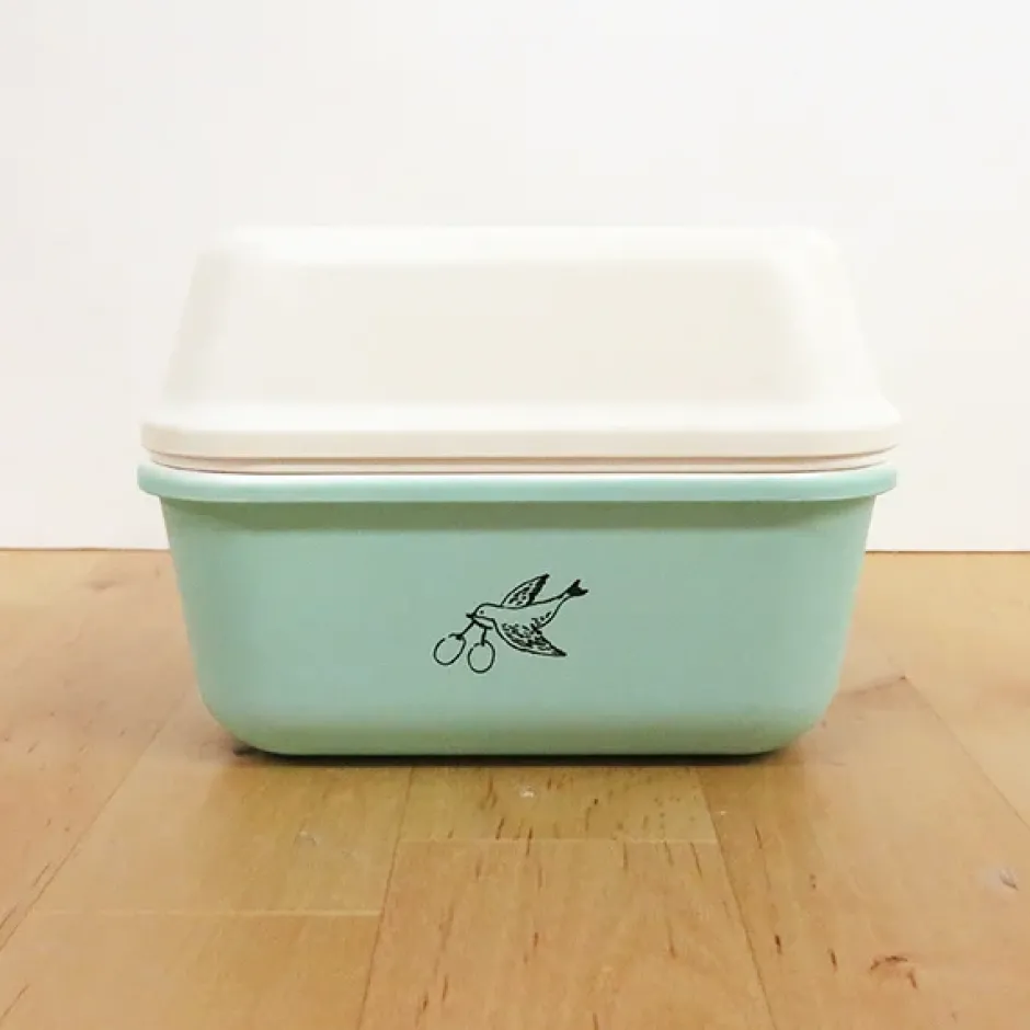 Bento Containers>Hello Marche Botanical Series Square Lunch Box