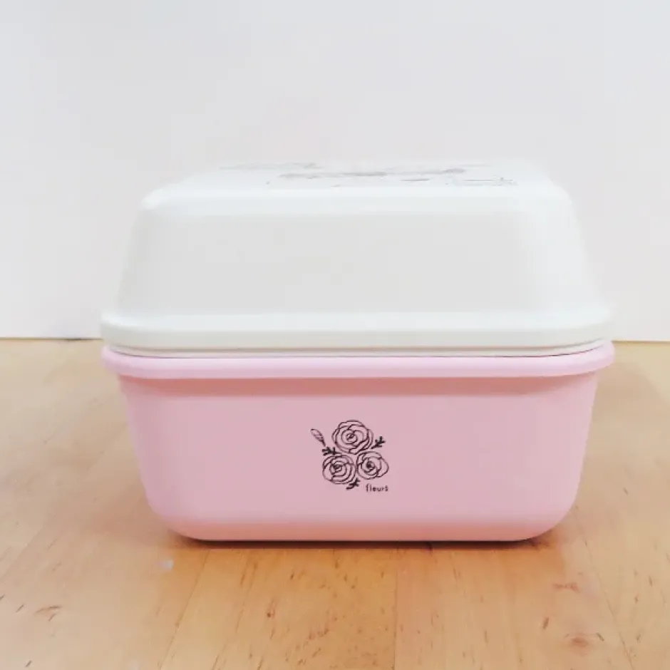 Bento Containers>Hello Marche Botanical Series Square Lunch Box