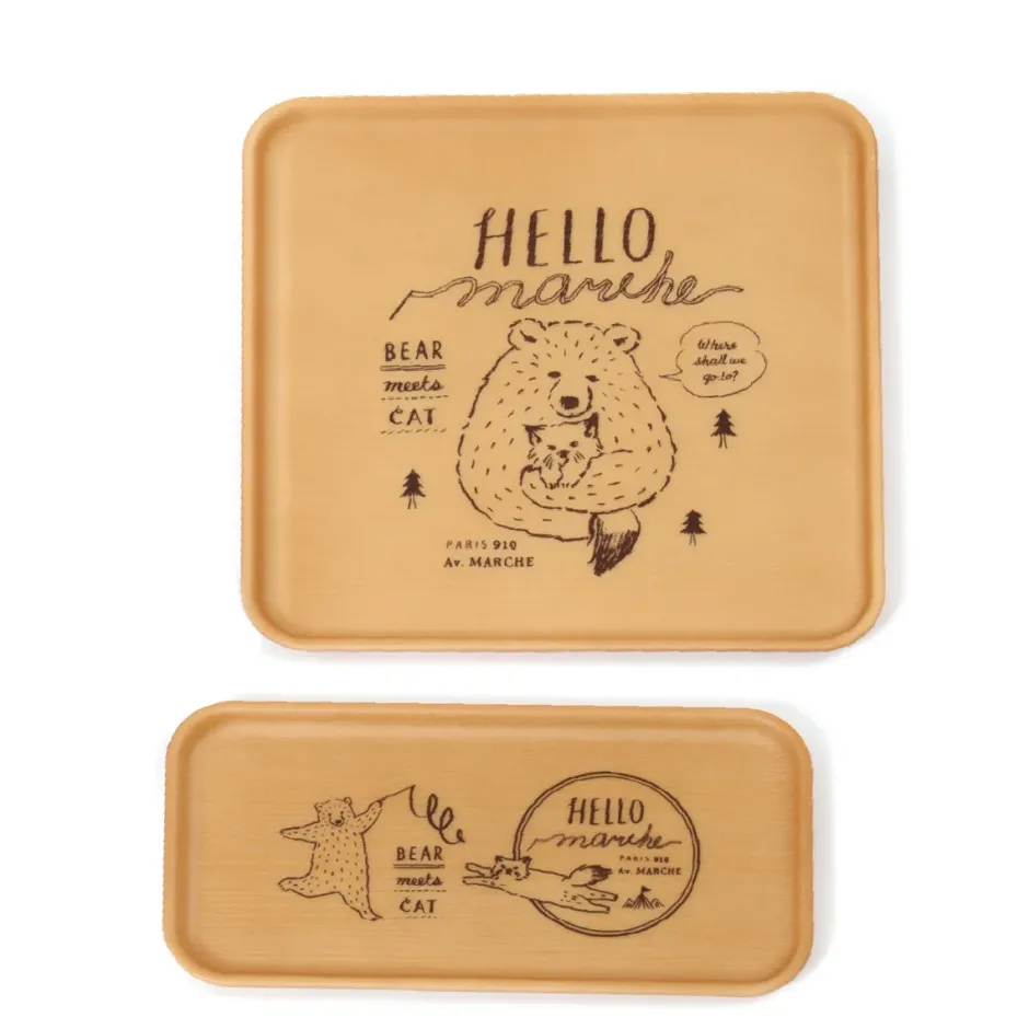 Dishware|Cookware & Kitchen Tools>Hello Marche Wood-Style Kitchen Goods Series