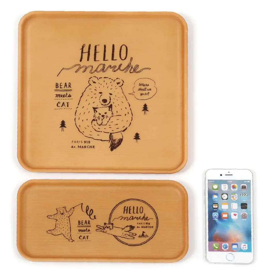 Dishware|Cookware & Kitchen Tools>Hello Marche Wood-Style Kitchen Goods Series