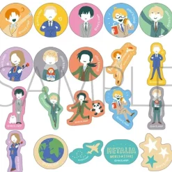 Stickers>Hetalia Yuru Palette Flake Stickers
