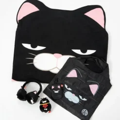 Blankets>Hige Manjyu Kuromame the Grumpy Black Cat Set