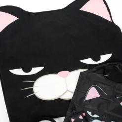 Blankets>Hige Manjyu Kuromame the Grumpy Black Cat Set