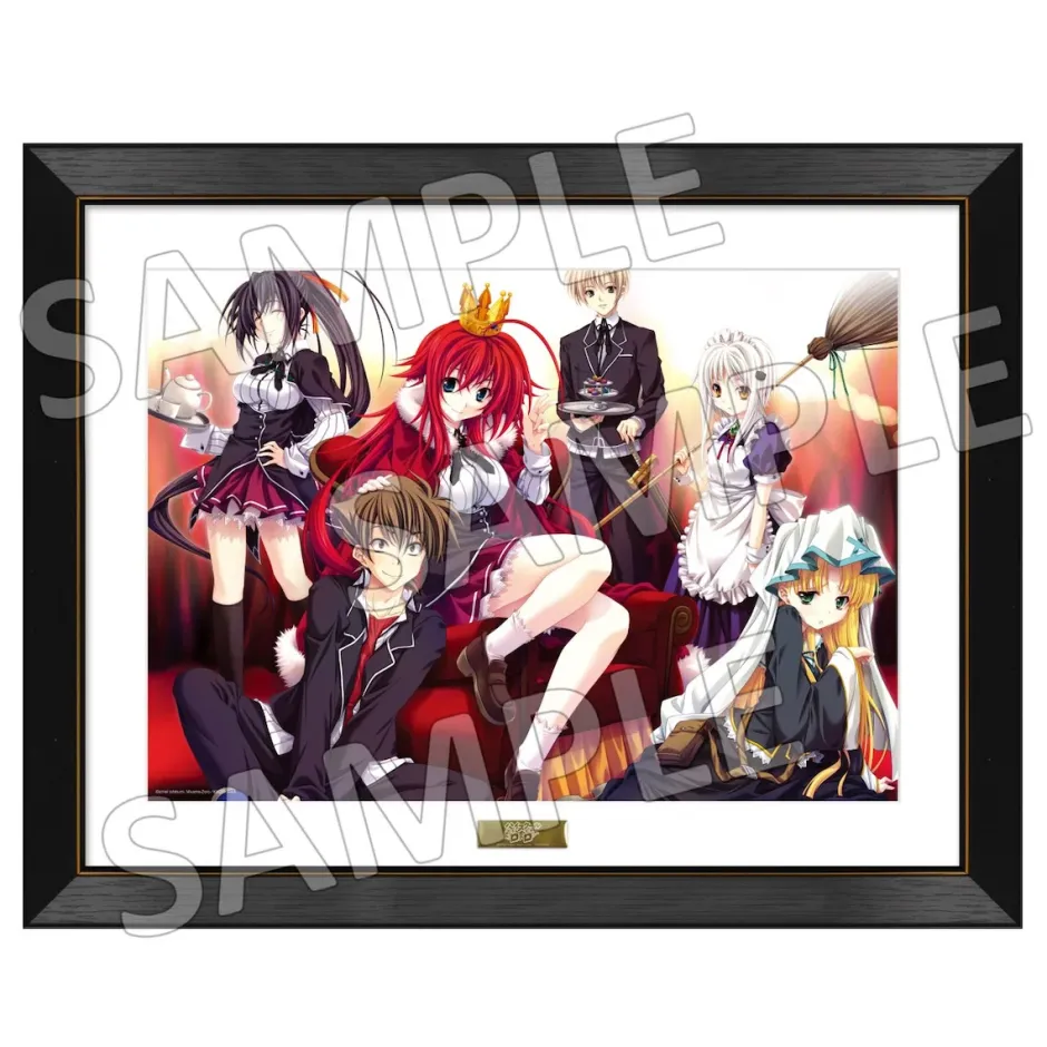 High School DxD Original Reproduction Art Print Group Clearance