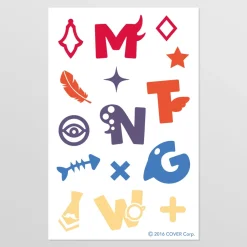Exclusives|Other Accessories>hololive English Temporary Tattoo Sheet